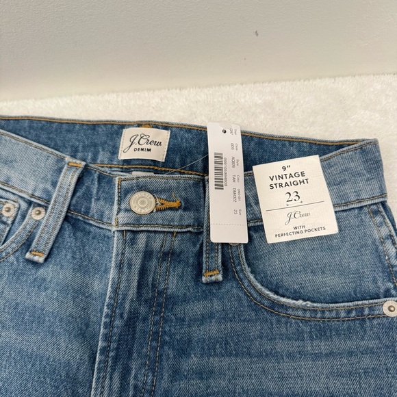 J Crew denim 9” vintage straight jean size 23 - Picture 3 of 10